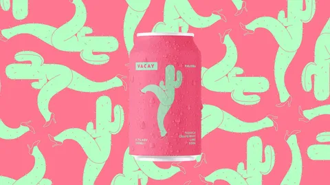 Vacay cactus can design