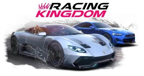 Racing Kingdom key art with logo and cars